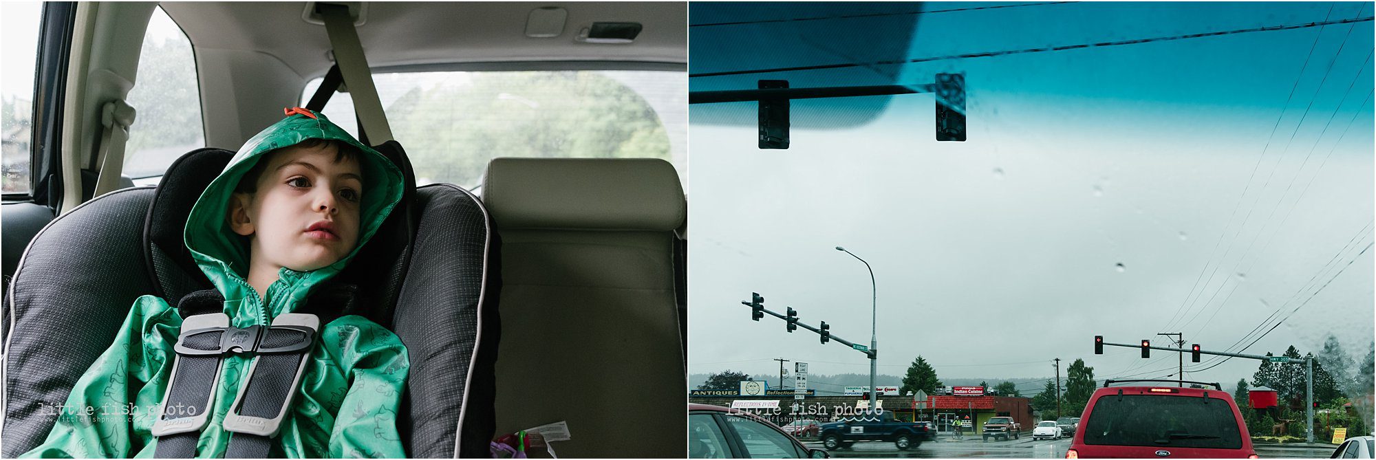 boy in carseat