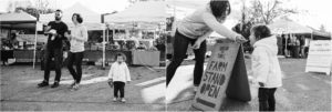family at farmer's market - Kitsap Family Photographer