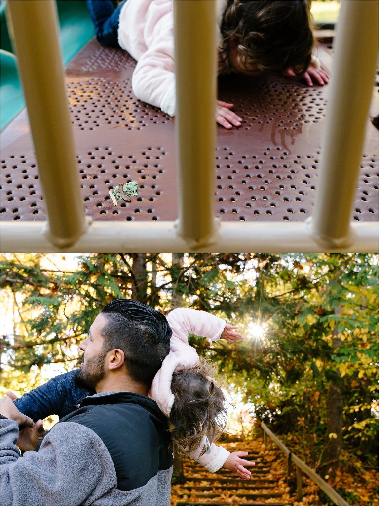 18 month old throws tantrum at park - Kitsap Family Photographer