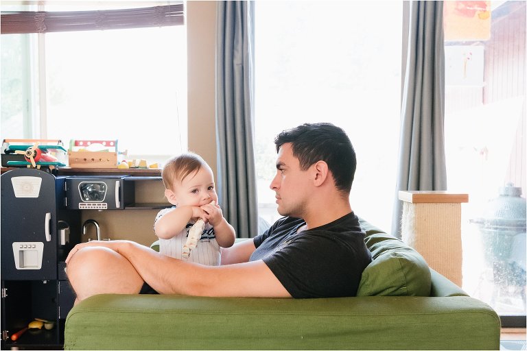 father and daughter - poulsbo documentary family photography