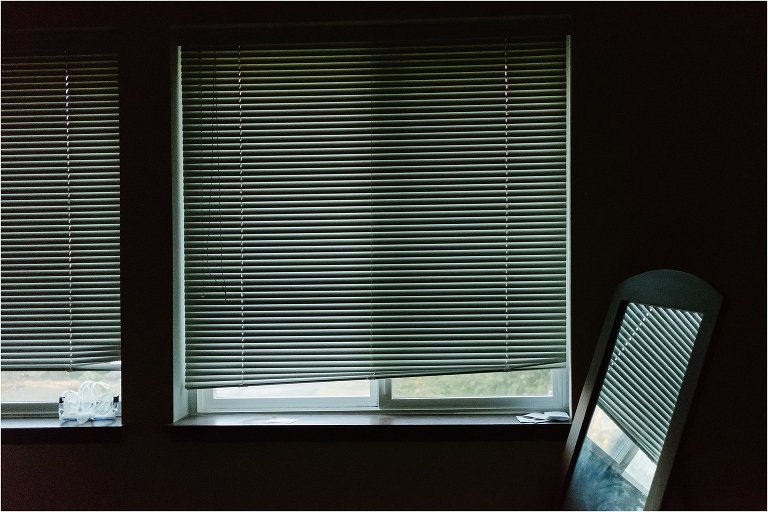 crooked mini blinds