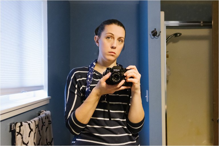 bathroom self portrait