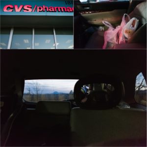 CVS parking lot - documentary family photography